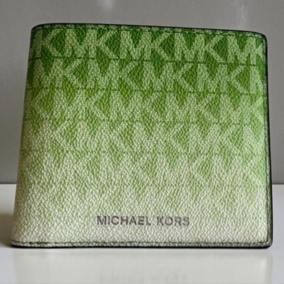 Michael Kors Other - Michael Kors NEW Men's Green and White Card Holder